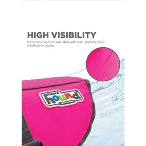 Outward Hound Pink Granby Splash Dog Life Jacket XL 85-100 lbs 70354